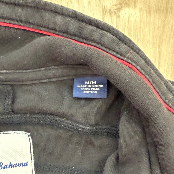 Tommy Bahama Black Quarter-Zip Pullover - Picture 4 of 5